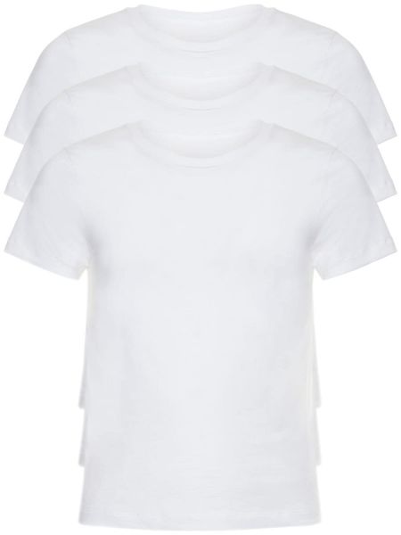 Džerzej bavlnená košeľa Mm6 Maison Margiela biela