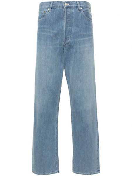 Straight jeans aus baumwoll Auralee blau