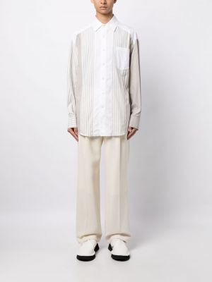 Chemise avec manches longues Feng Chen Wang blanc