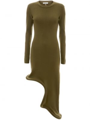 Asymmetrisk dress Jw Anderson grønn