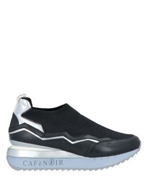 Sneakers di pelle Cafènoir nero