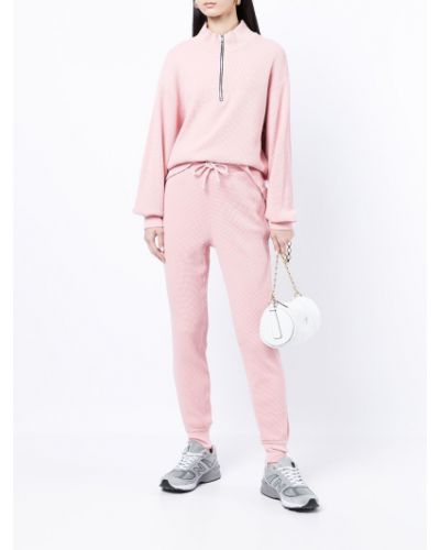 Bavlněné sportovní kalhoty Cotton Citizen růžové
