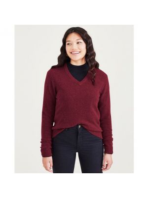 Jersey de lana de alpaca de tela jersey Dockers rojo