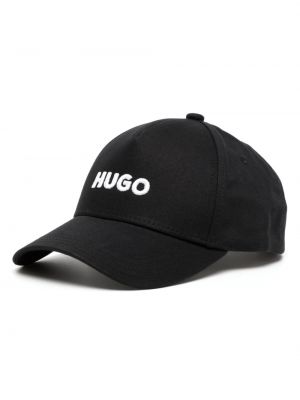 Haftowana czapka z daszkiem bawełniana Hugo