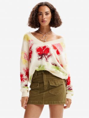 Kvetinový sveter Desigual