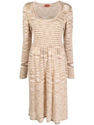 Rozšířené pletené šaty Missoni Pre-owned