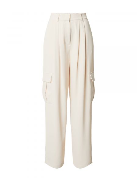 Pantaloni cu buzunare Soaked In Luxury alb