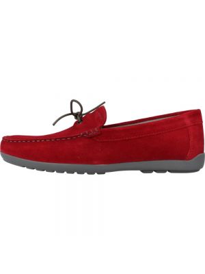 Loafers Geox czerwone