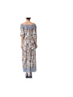 Sukienka długa z wzorem paisley Kocca