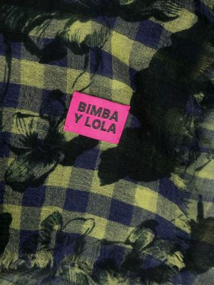 Geblümt woll schal mit print Bimba Y Lola
