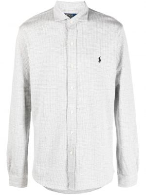 Medvilninis siuvinėtas polo marškinėliai su gobtuvu Polo Ralph Lauren