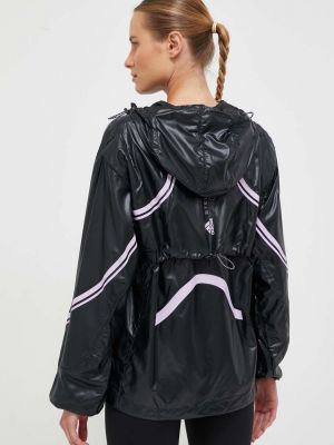 Geacă de vânt oversize Adidas By Stella Mccartney negru