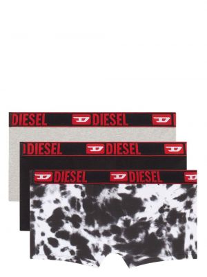Bavlněné boxerky Diesel černé