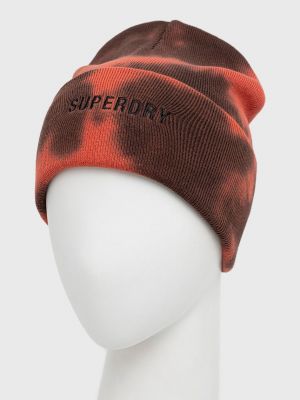 Pamučna kapa Superdry crvena