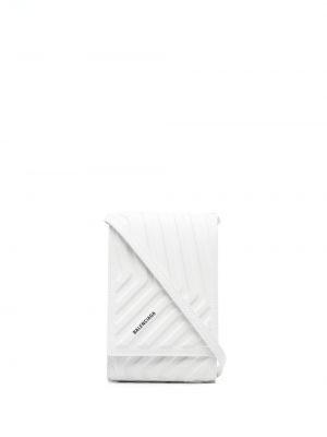 Leder umhängetasche mit print Balenciaga