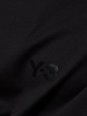 T-shirt a maniche lunghe a maniche lunghe Y-3 nero