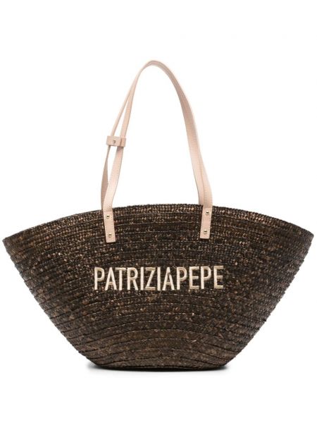 Nákupná taška s výšivkou Patrizia Pepe