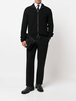 Pullover mit reißverschluss Tom Ford schwarz