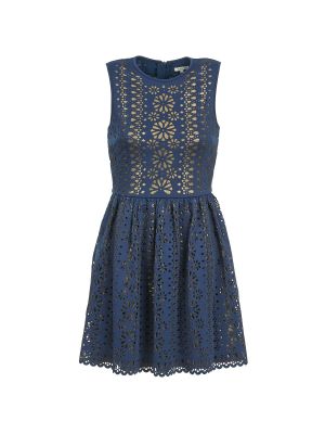 Neoprén mini ruha Manoush kék