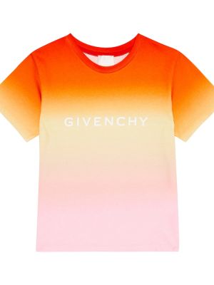 Kaltevuus jersey puuvilla t-paita tytöille Givenchy Kids