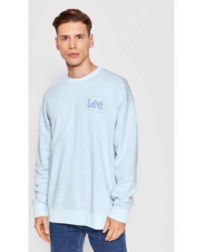 Laza szabású pulóver Lee kék