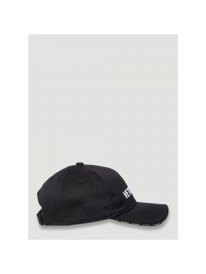 Sombrero de algodón Vetements negro