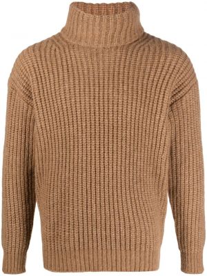 Chunky пуловер Roberto Collina кафяво