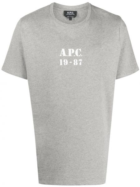 Camisa manga corta A.p.c. gris