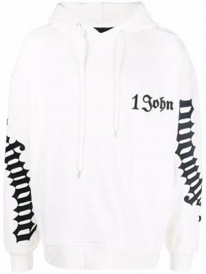 Hoodie John Richmond vit