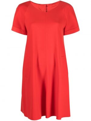 Mini šaty Emporio Armani červené