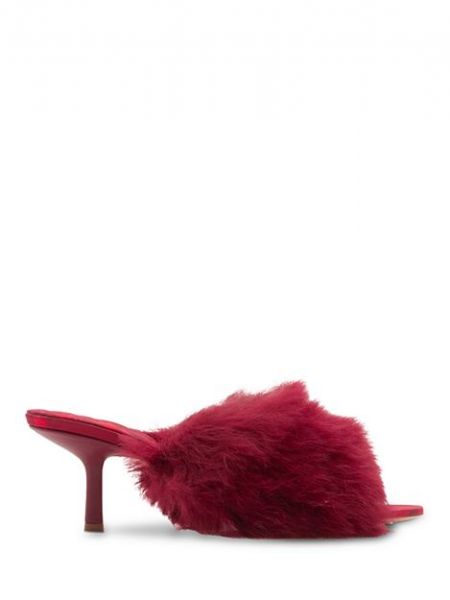 Женские босоножки без шнуровки Minnie 65 на высоком каблуке Burberry, Red