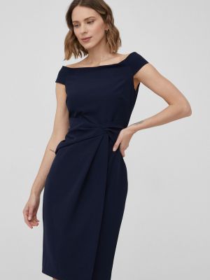 Облягаюче плаття міні Lauren Ralph Lauren, синє