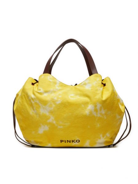 Shopper kabelka Pinko žlutá