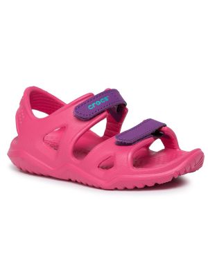Sandále Crocs ružová