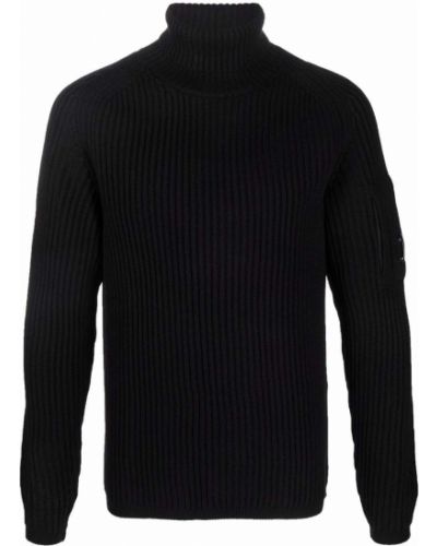 Jersey de cuello vuelto de tela jersey C.p. Company negro