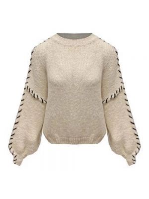 Sweter oversize Ivy beżowy