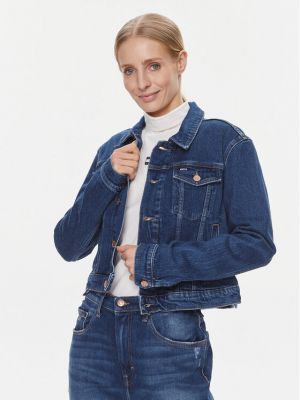 Slim fit priliehavá džínsová bunda Tommy Jeans