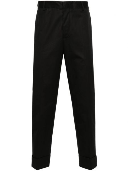 Pantaloni cu pliu presat Pt Torino negru