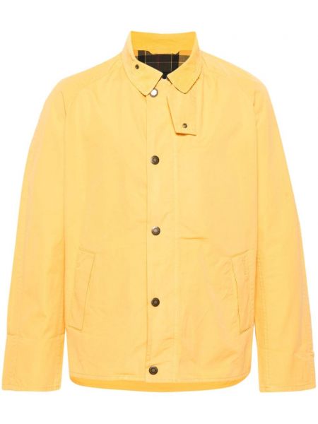 Manšestrová košile Barbour žlutá