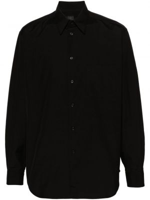 Bombažna srajca Yohji Yamamoto črna