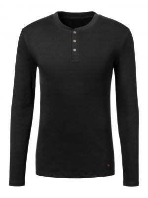 Marškinėliai ilgomis rankovėmis S.oliver juoda