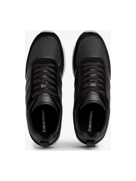 Zapatillas de cuero Calvin Klein negro