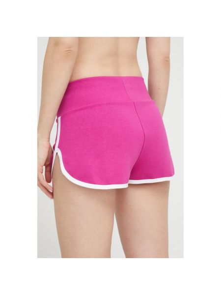 Pantalones cortos con bordado Guess rosa