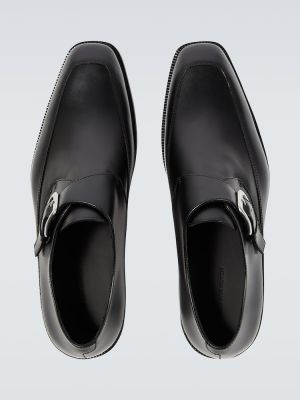 Pantofi brogue din piele Dries Van Noten negru