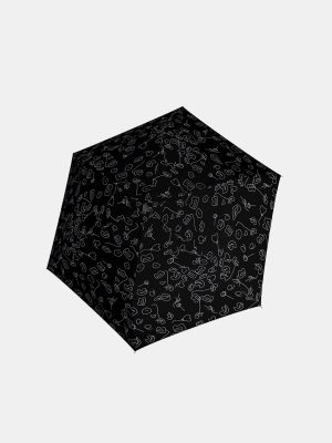 Paraguas con estampado Knirps negro