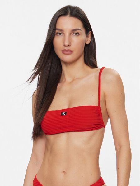 Plavky Calvin Klein Swimwear červená