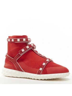 Sneakersy retro Valentino Vintage czerwone