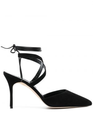 Pumps med klack Manolo Blahnik svart