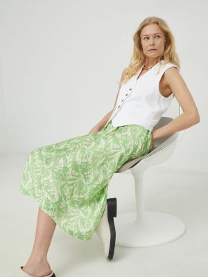 Midi sukně Birgitte Herskind zelené