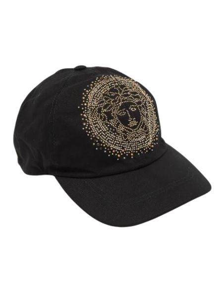 Mütze aus baumwoll Versace Pre-owned schwarz